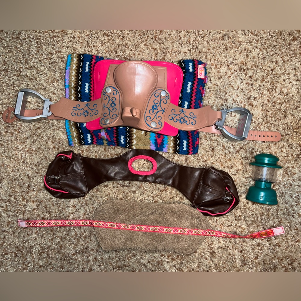 Our Generation/AG Western Saddle Set